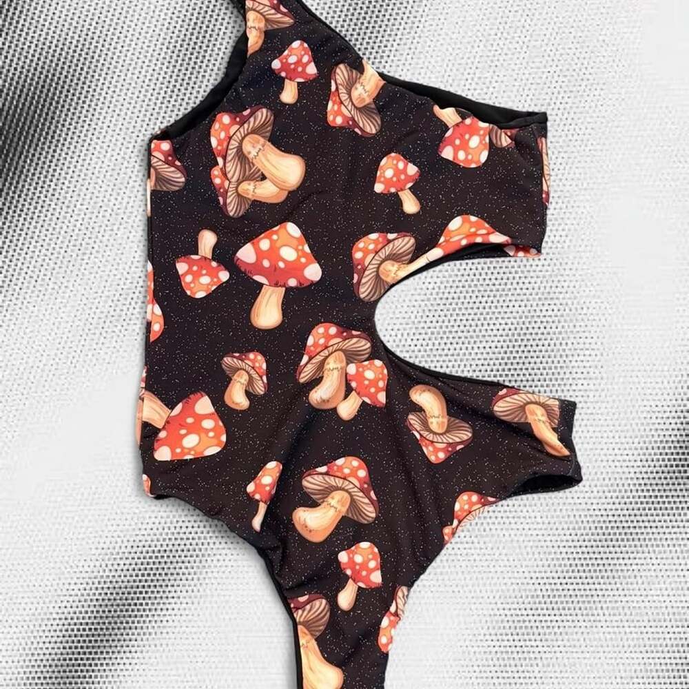 ECOW Reversible Mushroom One-Piece Swimsuit